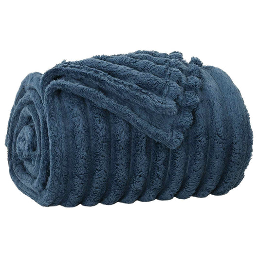 Coperta Blu navy 150 x 130 cm Panno 42016837