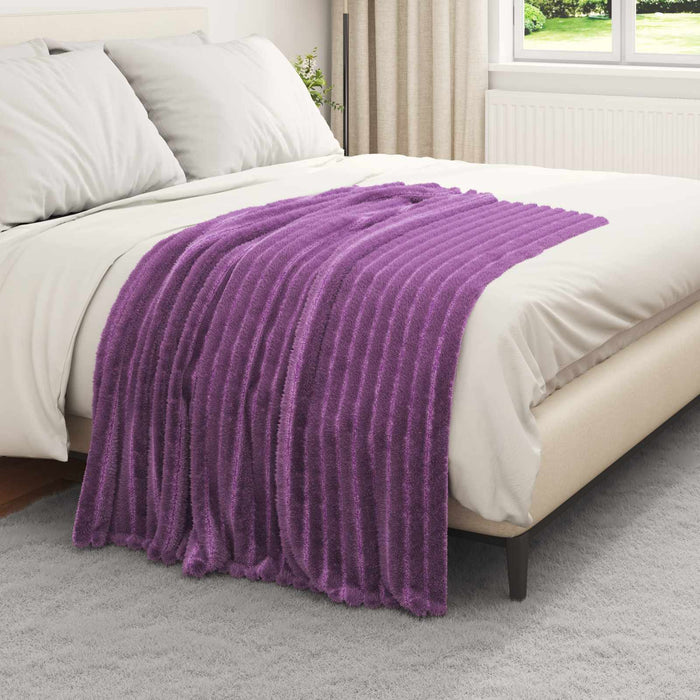 Coperte da Pile 6 pcs Viola 150 x 130 cm Panno 42016901