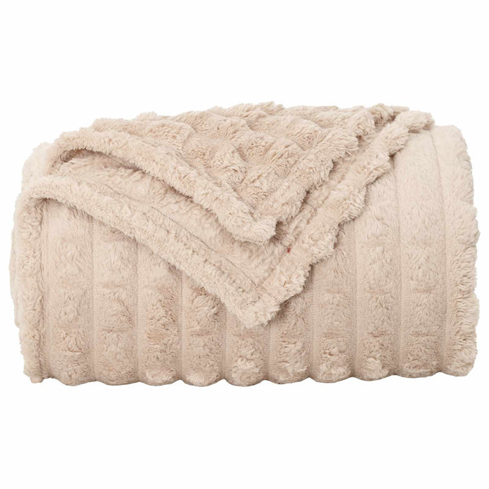 Coperta Beige 200 x 150 cm Panno 42016910