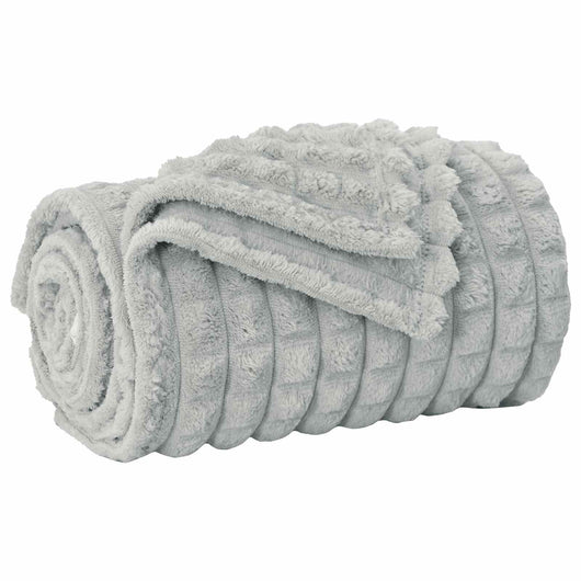 Coperta Grigio 240 x 220 cm Panno 42016923