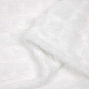 Coperta Bianco 200 x 150 cm Panno 42016934