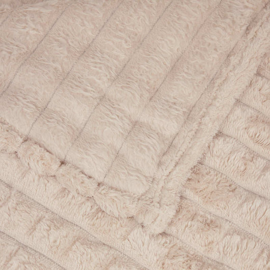 Coperte da Pile 6 pcs Beige 150 x 130 cm Panno 42016941
