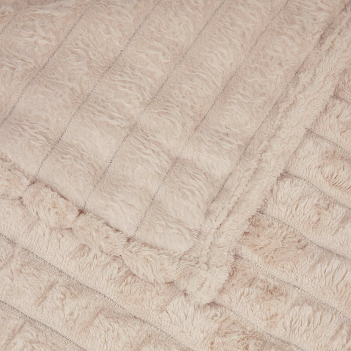 Coperte da Pile 6 pcs Beige 200 x 150 cm Panno 42016942