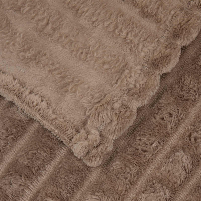 Coperte da Pile 6 pcs Cammello 150 x 130 cm Panno 42016945