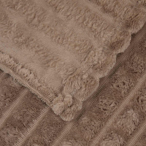 Coperte da Pile 6 pcs Cammello 270 x 240 cm Panno 42016948