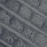 Coperte da Pile 6 pcs Grigio scuro 240 x 220 cm Panno 42016951