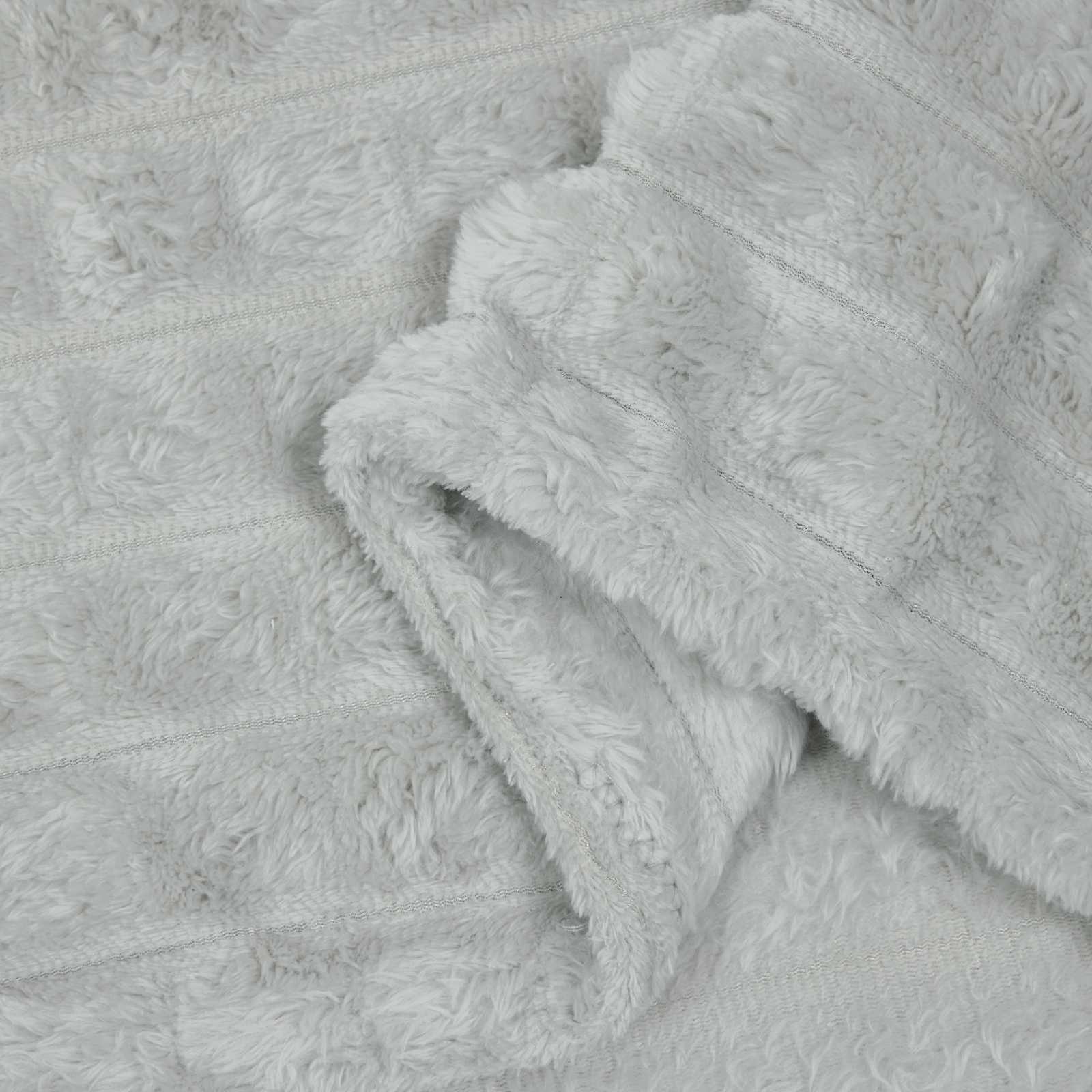 Coperte da Pile 6 pcs Grigio 270 x 240 cm Panno