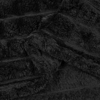 Coperte da Pile 6 pcs Nero 240 x 220 cm Panno 42016963