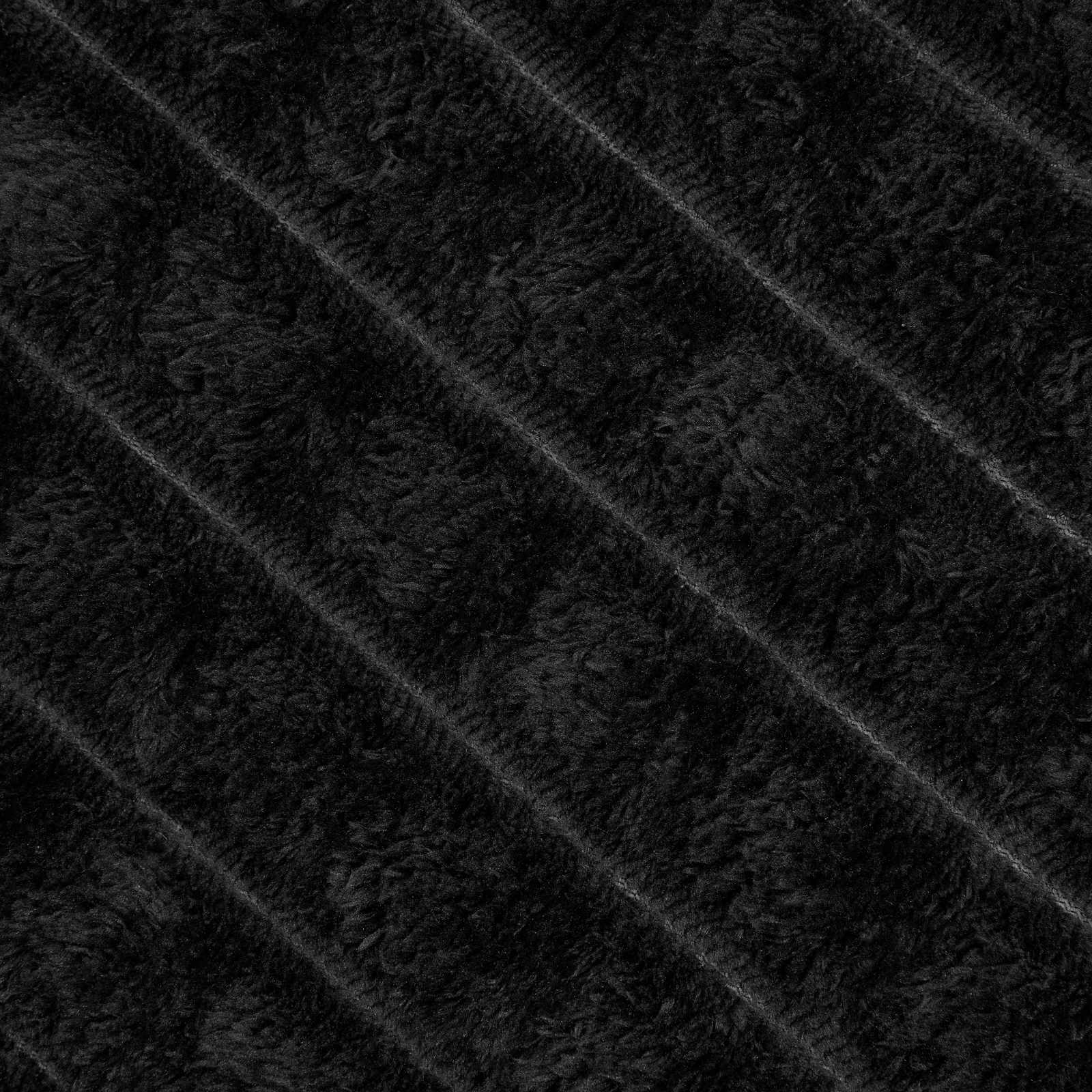 Coperte da Pile 6 pcs Nero 240 x 220 cm Panno 42016963