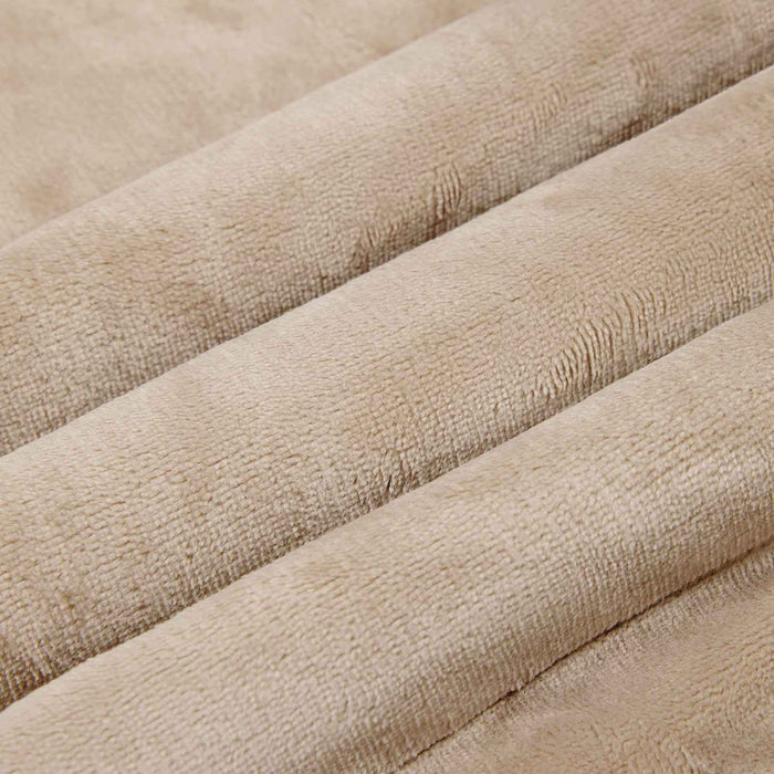Coperta Beige 220 x 240 cm Panno 42016975