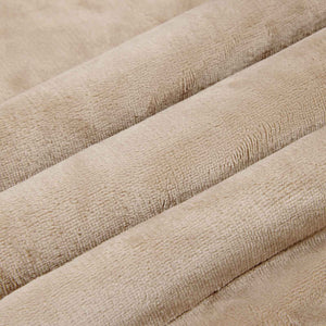 Coperta Beige 240 x 270 cm Panno 42016976