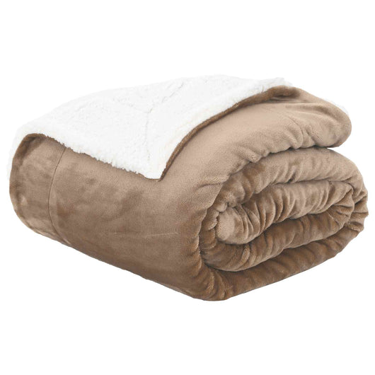 Coperta Cammello 220 x 240 cm Panno 42016979