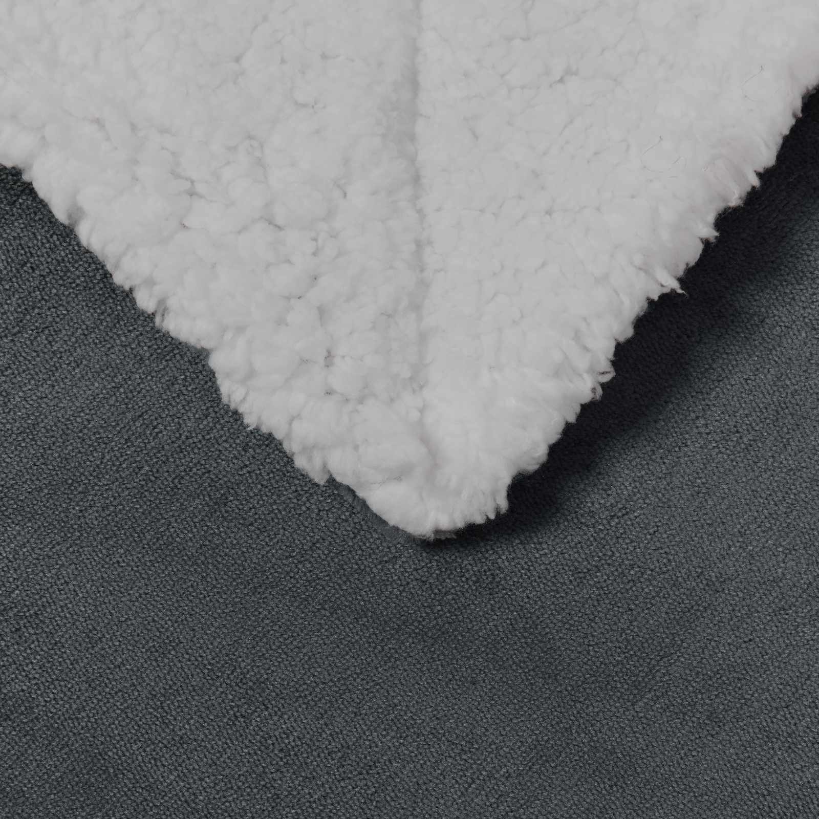 Coperta Grigio scuro 150 x 200 cm Panno 42016982