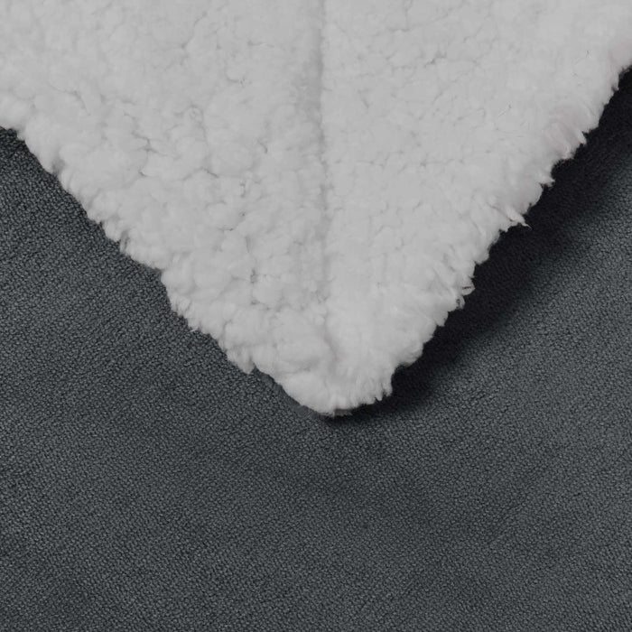 Coperta Grigio scuro 220 x 240 cm Panno 42016983