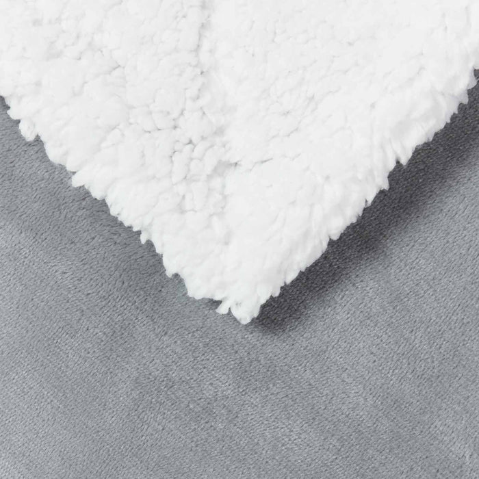 Coperta Grigio 240 x 270 cm Panno 42016988