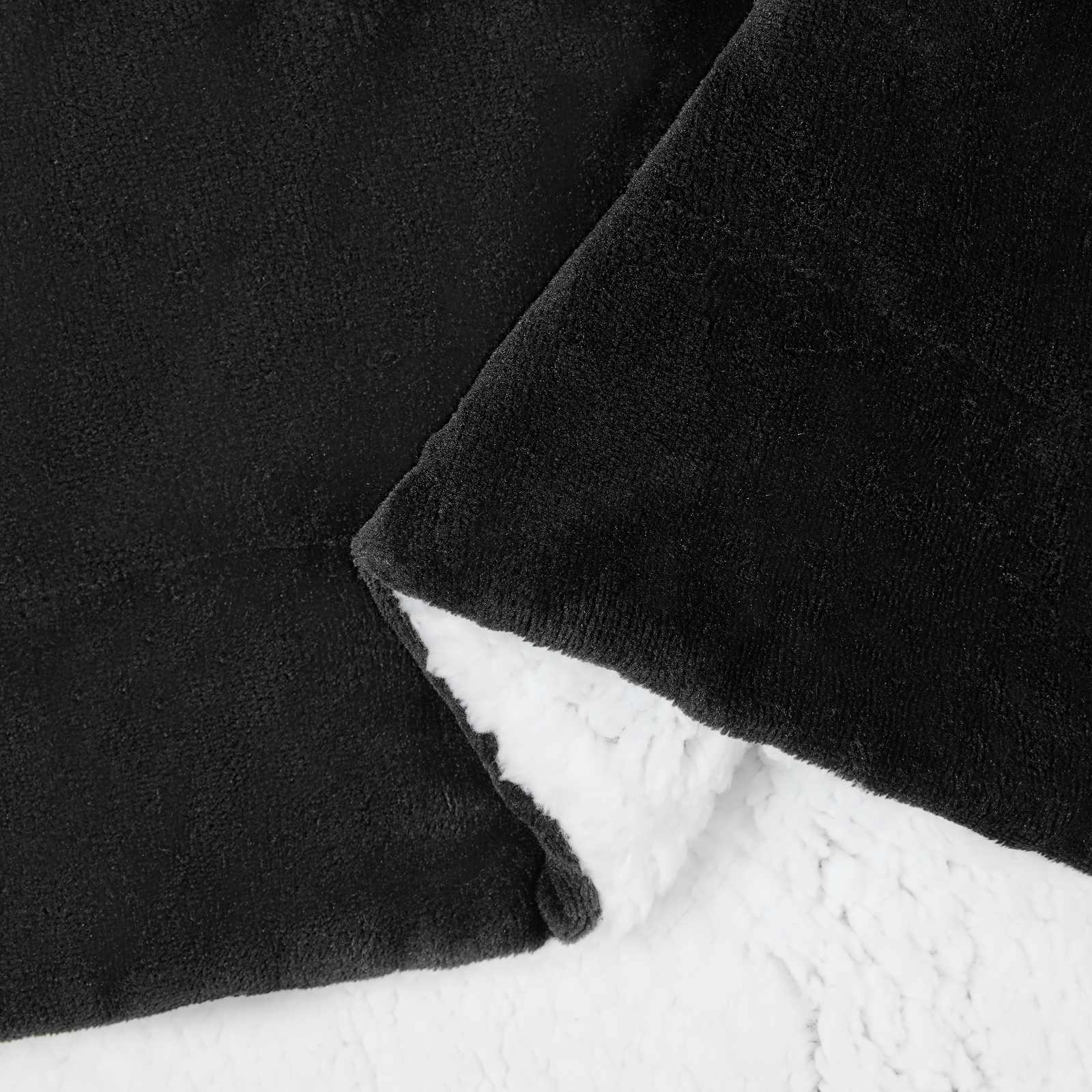 Coperta Nero 240 x 270 cm Panno 42016996