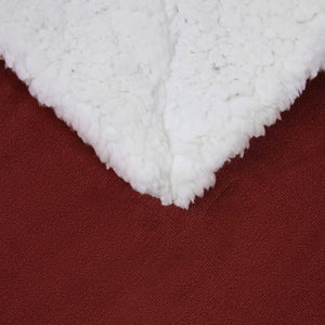 Coperta Rosso Bordeaux 240 x 270 cm Panno 42017004