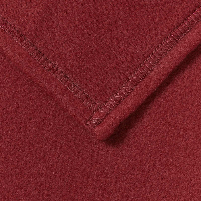 Coperta Rosso Bordeaux 170 x 130 cm Panno 42017029