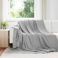 Coperte da Pile 6 pcs Grigio 240 x 220 cm Panno 42017059
