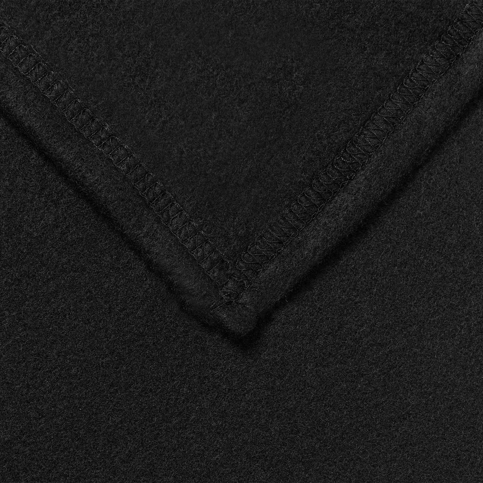 Coperte da Pile 6 pcs Nero 270 x 240 cm Panno 42017068