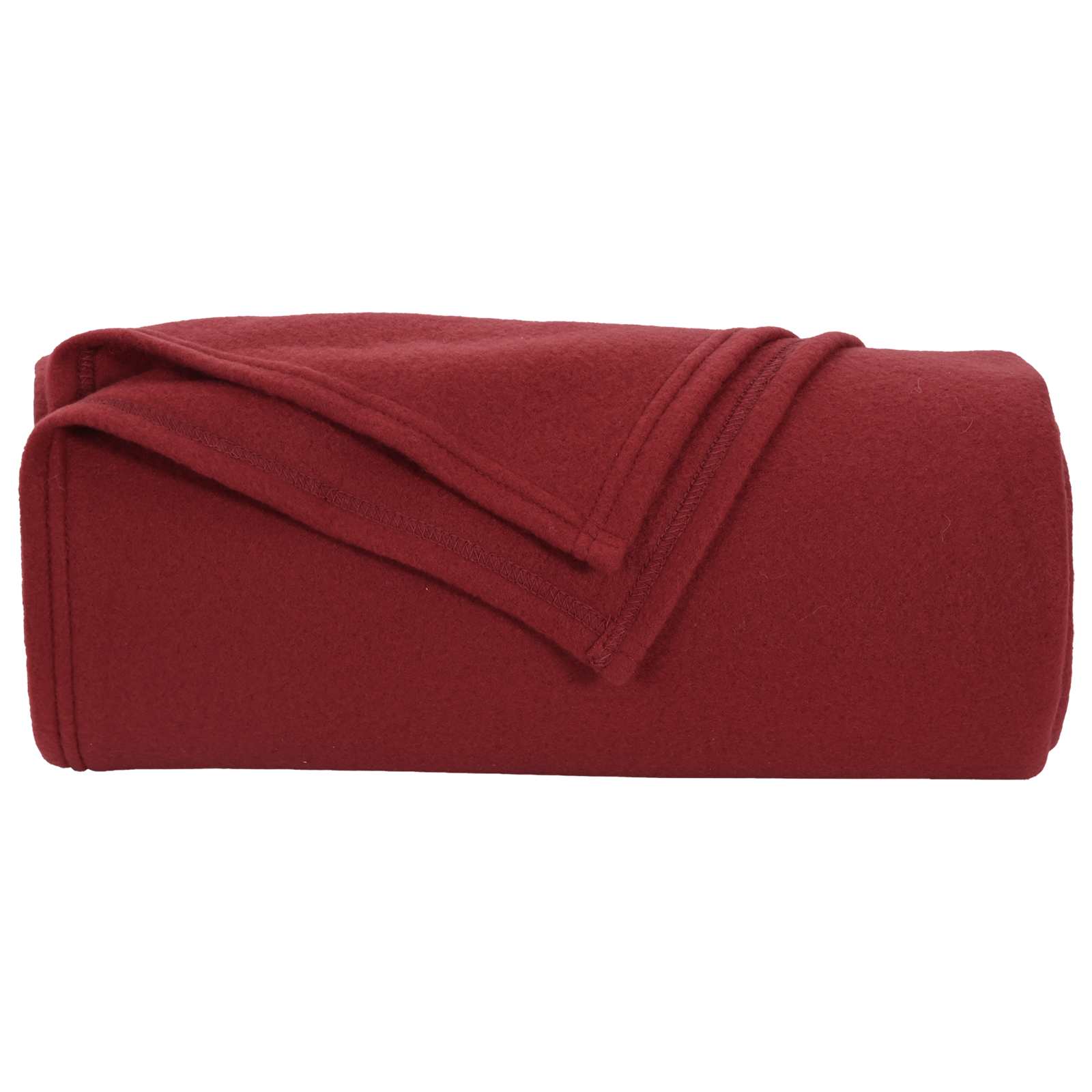 Coperte da Pile 6 pcs Rosso Bordeaux 270 x 240 cm Panno 42017072