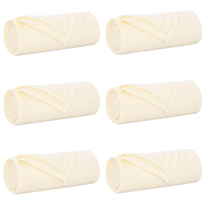 Coperte da Pile 6 pcs Crema 270 x 240 cm Panno 42017076