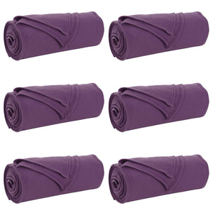 Coperte da Pile 6 pcs Viola 200 x 150 cm Panno 42017078