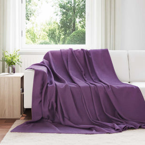Coperte da Pile 6 pcs Viola 240 x 220 cm Panno 42017079