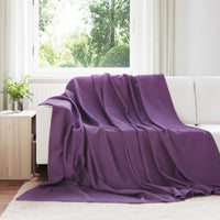 Coperte da Pile 6 pcs Viola 270 x 240 cm Panno 42017080