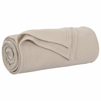 Coperte da Pile 24 pcs Beige 170 x 130 cm Panno 42017085