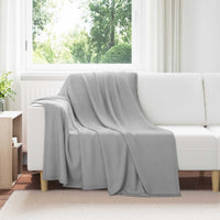Coperte da Pile 24 pcs Grigio 200 x 150 cm Panno 42017098