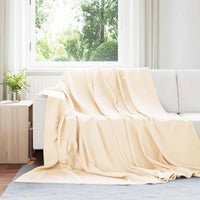 Coperte da Pile 24 pcs Crema 270 x 240 cm Panno 42017116