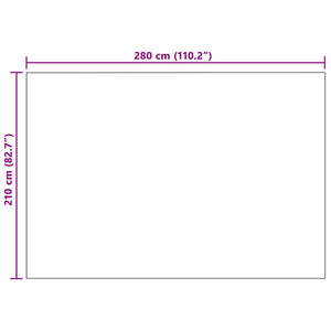 Coperta Crema 280 x 210 cm Panno 42017126