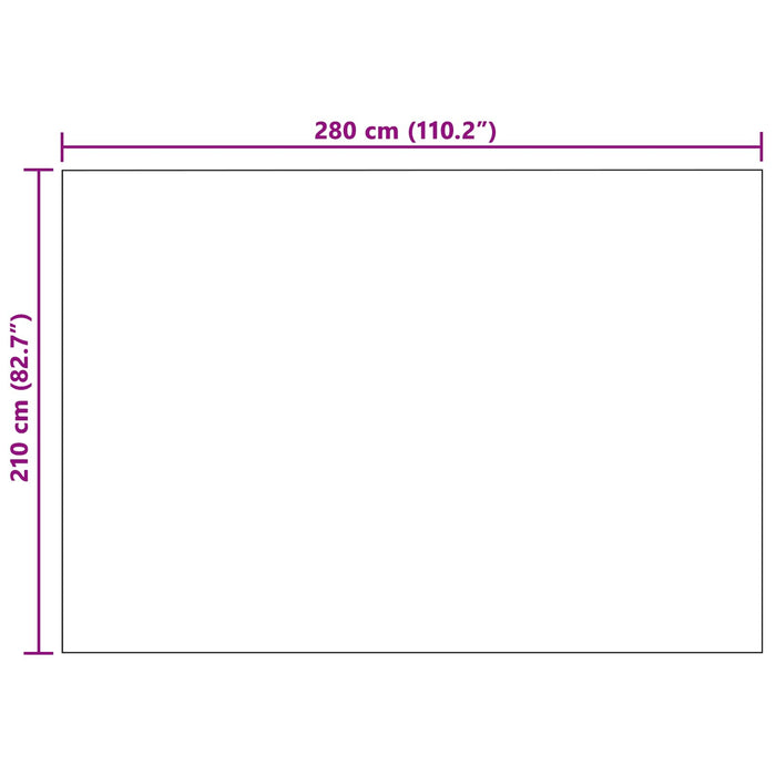Coperta Crema 280 x 210 cm Panno 42017126