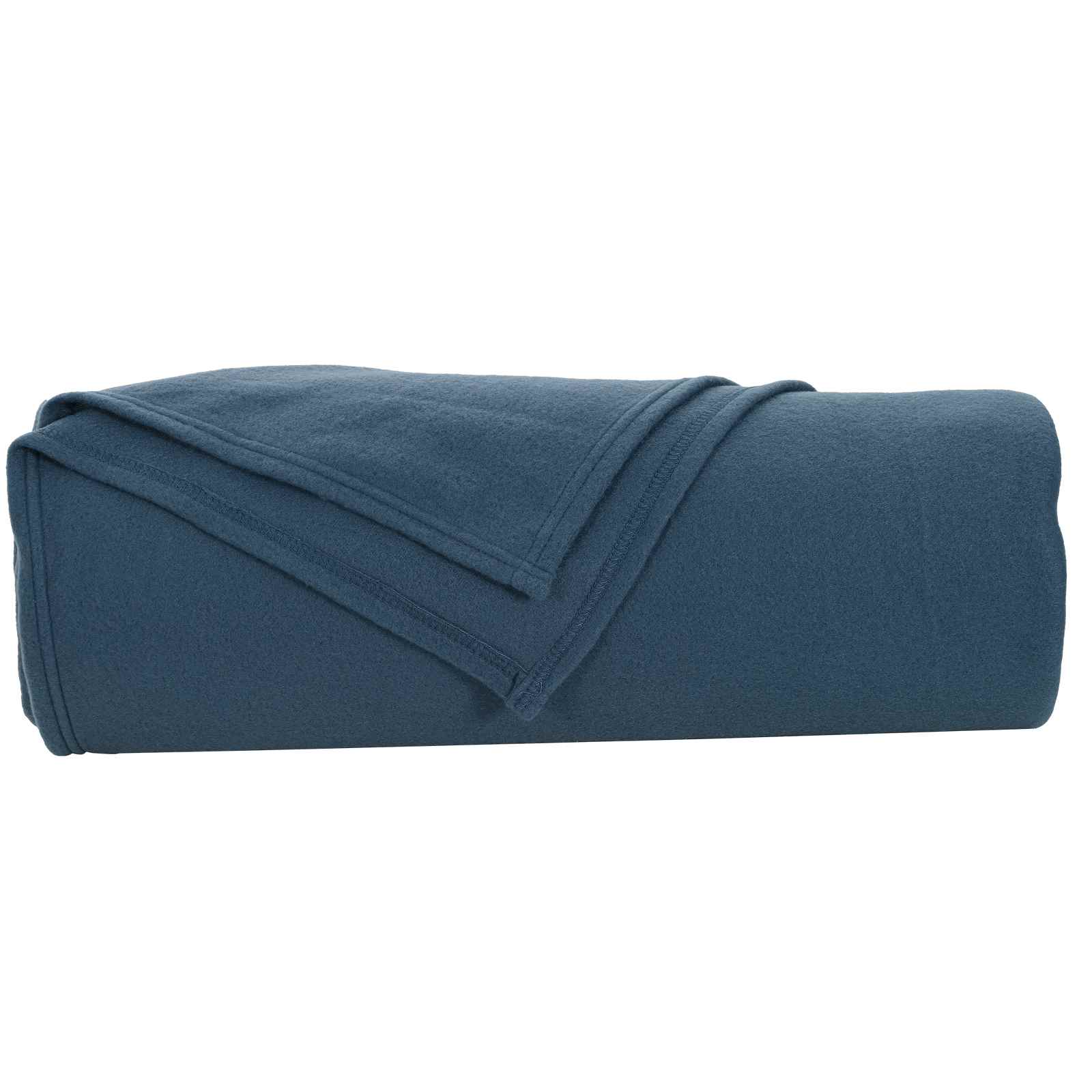Coperta Blu navy 210 x 140 cm Panno 42017134