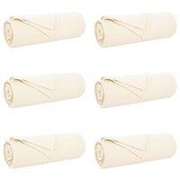 Coperte da Pile 6 pcs Crema 210 x 140 cm Panno 42017137