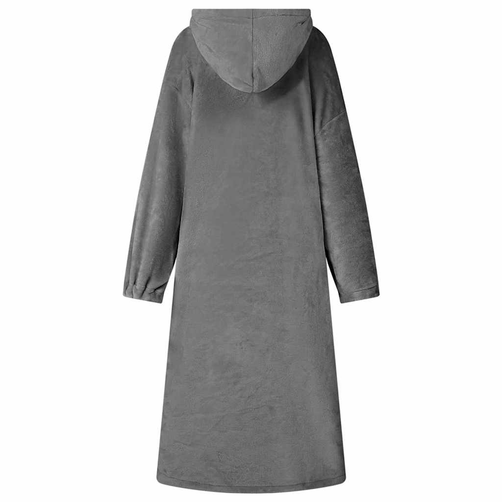 Felpa coperta Grigio scuro m Flanella 42017156