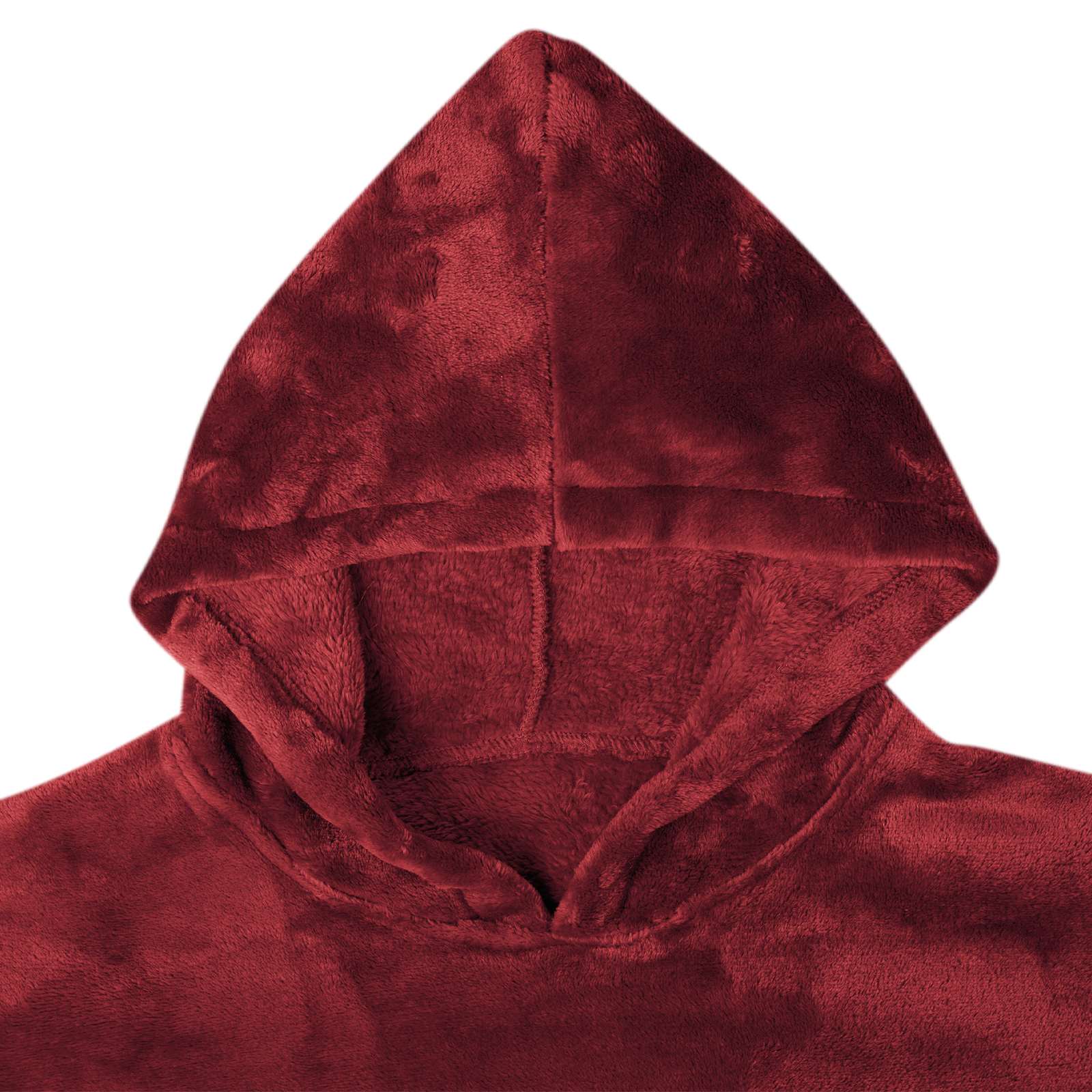 Felpa coperta Rosso Bordeaux m Flanella 42017171