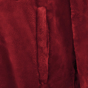 Felpa coperta Rosso Bordeaux l Flanella 42017172