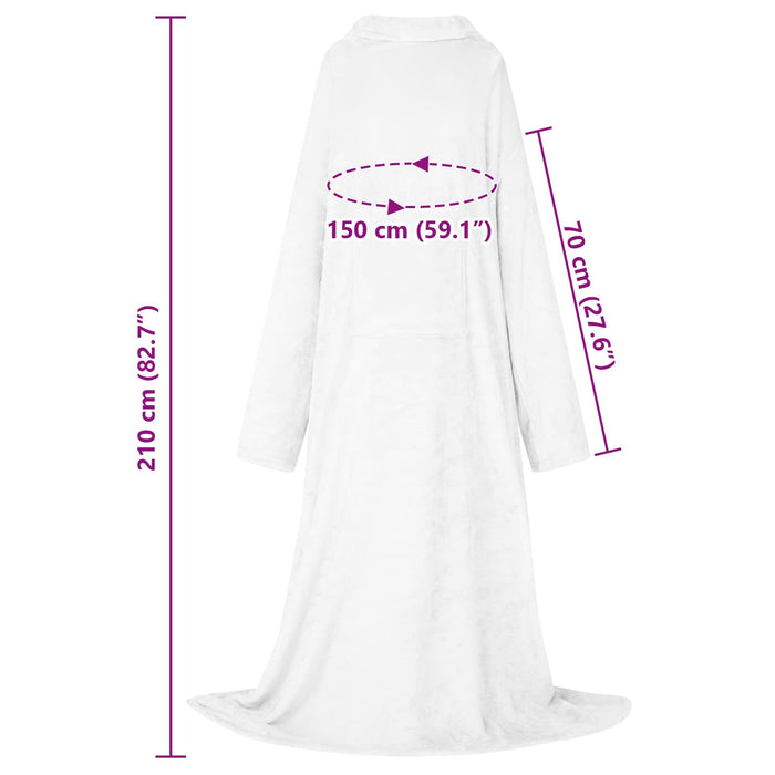 Felpa coperta Bianco Flanella 42017179