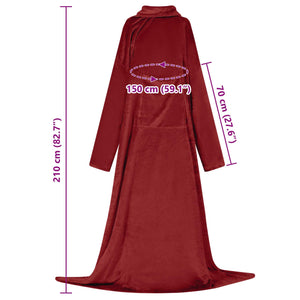 Felpa coperta Rosso Bordeaux Flanella 42017180