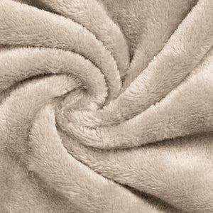 Felpa coperta Beige m Pile e Flanella 42017182