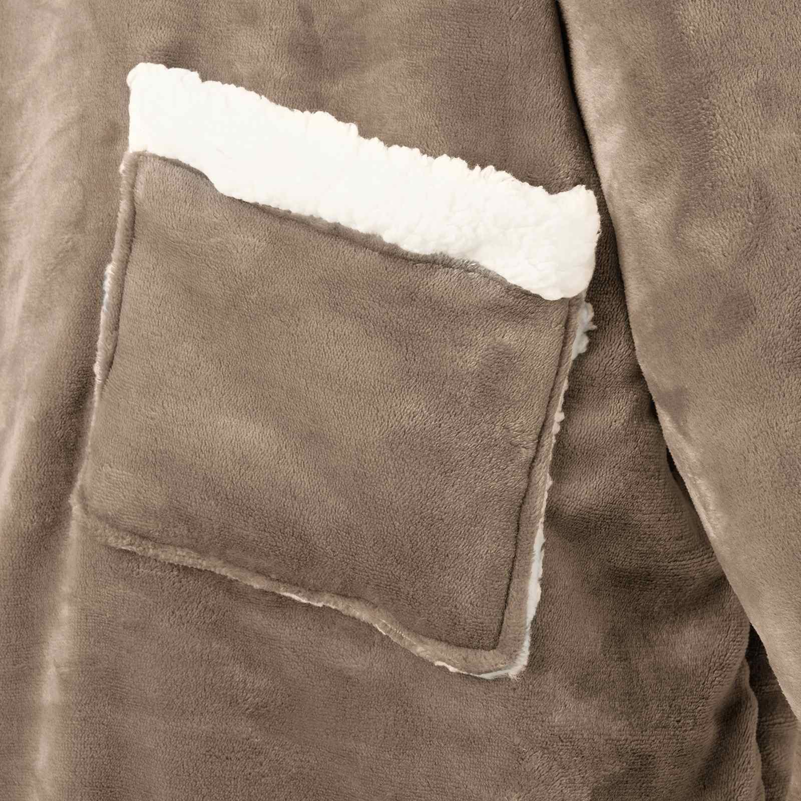 Felpa coperta Cammello l Pile e Flanella 42017187