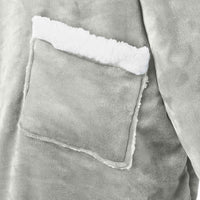 Felpa coperta Grigio m Pile e Flanella 42017194