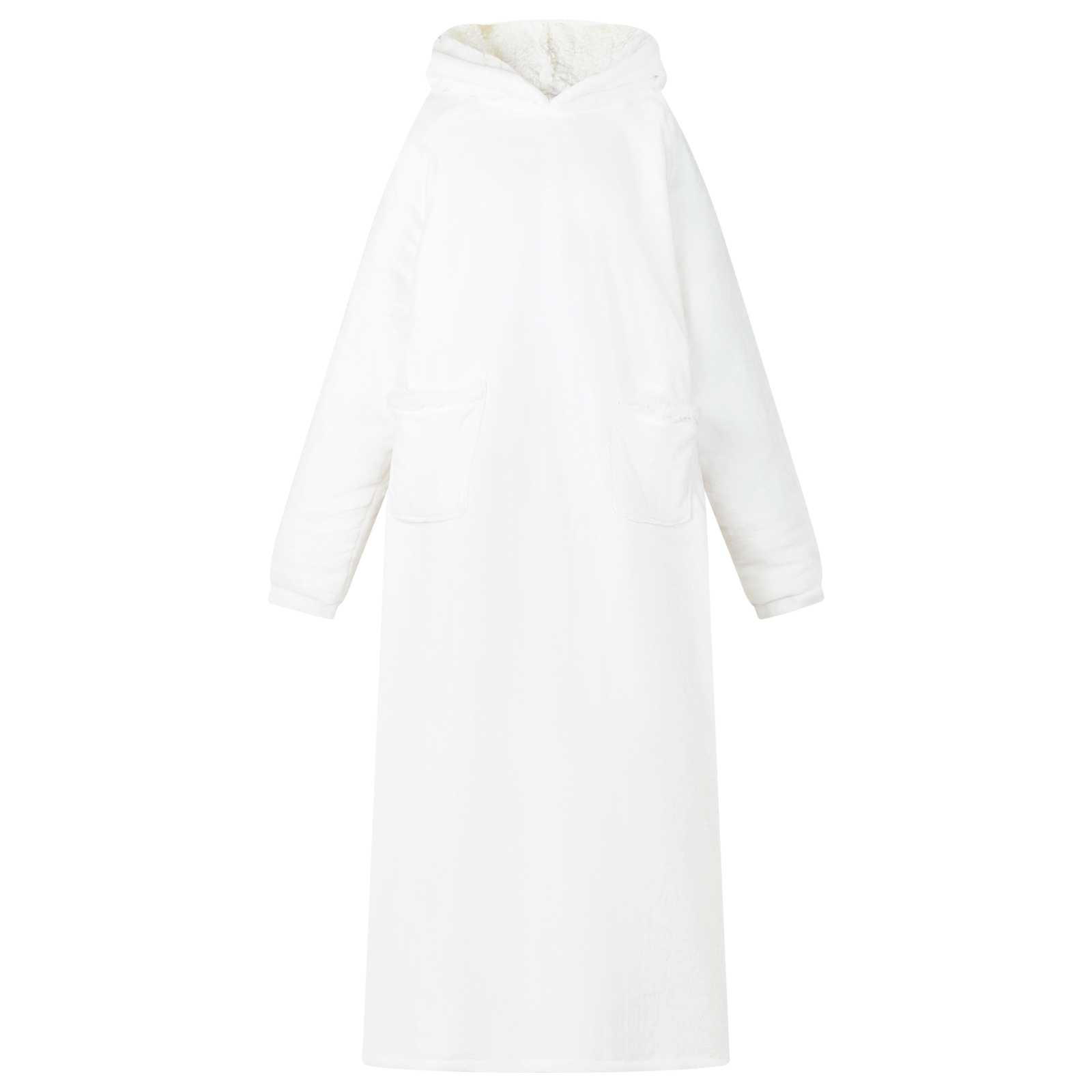 Felpa coperta Bianco l Pile e Flanella 42017207