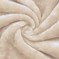 Accappatoio con Cappuccio Beige l Flanella 42017215