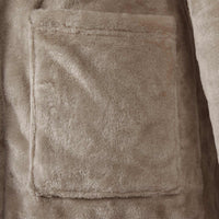 Accappatoio con Cappuccio Cammello xxl Flanella 42017223