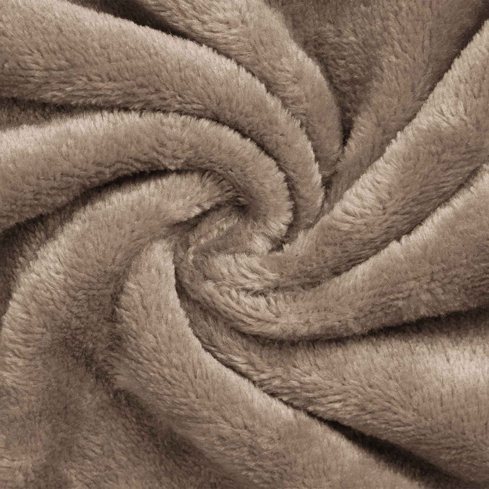 Accappatoio con Cappuccio Cammello xxxl Flanella 42017224