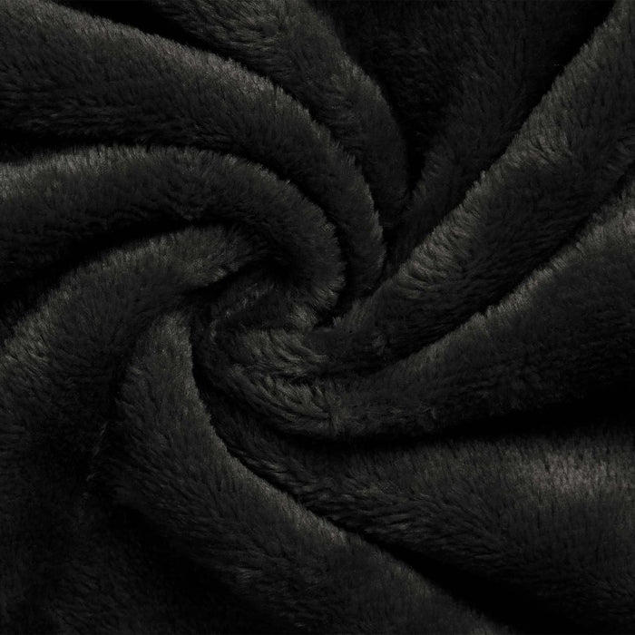 Accappatoio con Cappuccio Nero xl Flanella 42017246