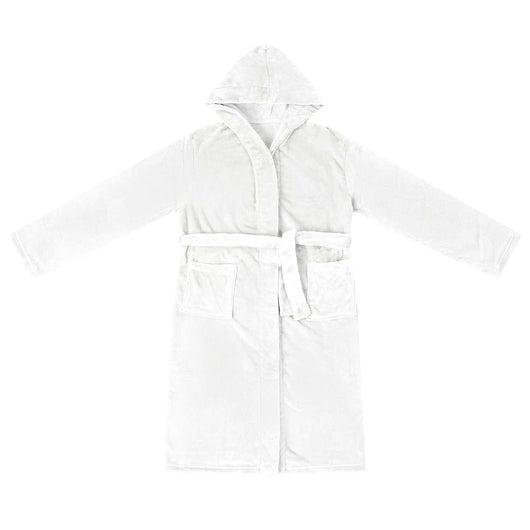 Accappatoio con Cappuccio Bianco xxl Flanella 42017253